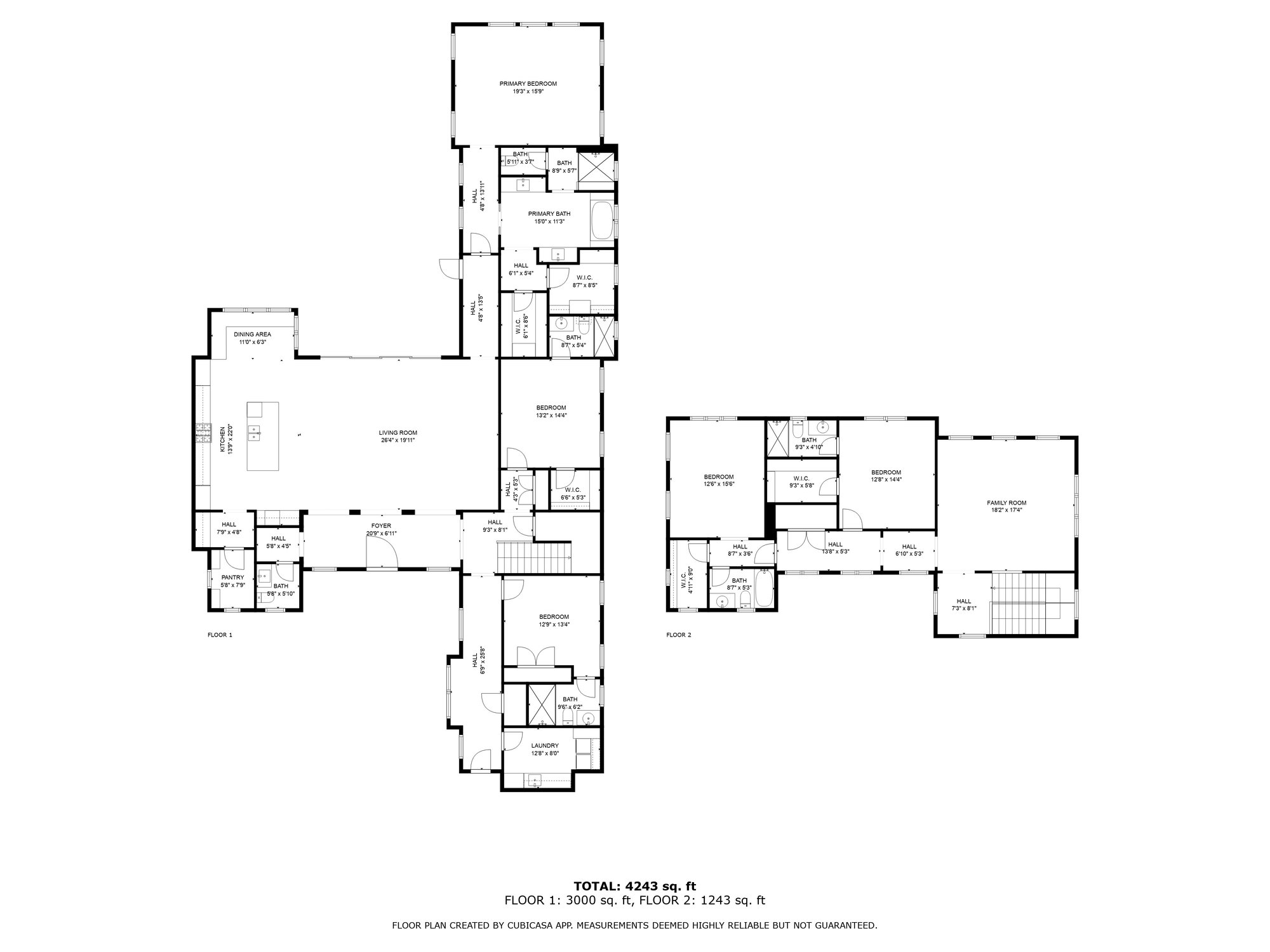 black and white floorplan